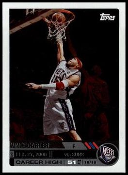 2005-06 Topps Big Game 01 Vince Carter